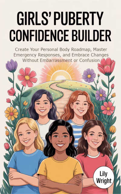 Girls' Puberty Confidence Builder book cover